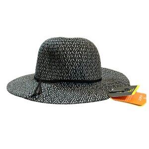 SunDay Afternoons NWT Black/White Womens Aphelion UPF 50+ Sun Shade Hat S/M